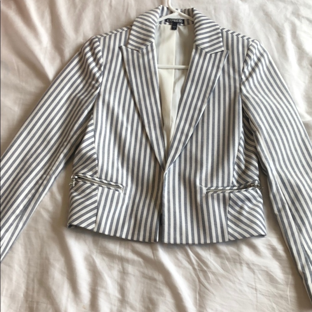Express cropped blazer size 0